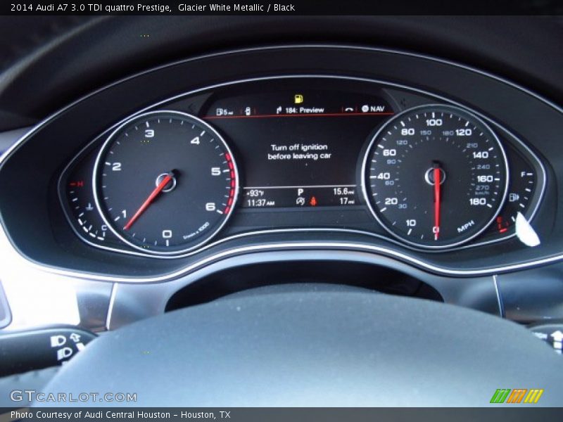  2014 A7 3.0 TDI quattro Prestige 3.0 TDI quattro Prestige Gauges