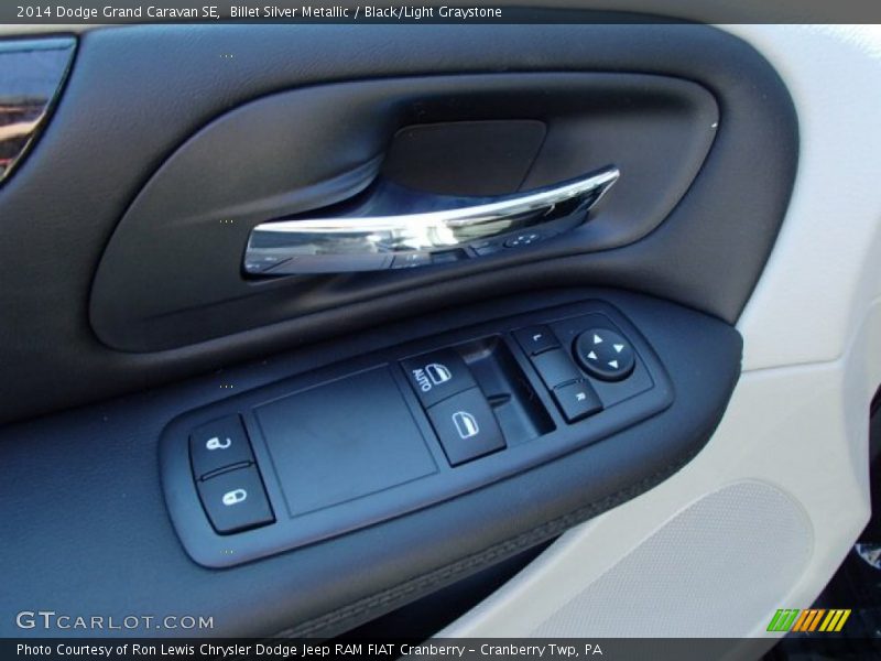 Billet Silver Metallic / Black/Light Graystone 2014 Dodge Grand Caravan SE