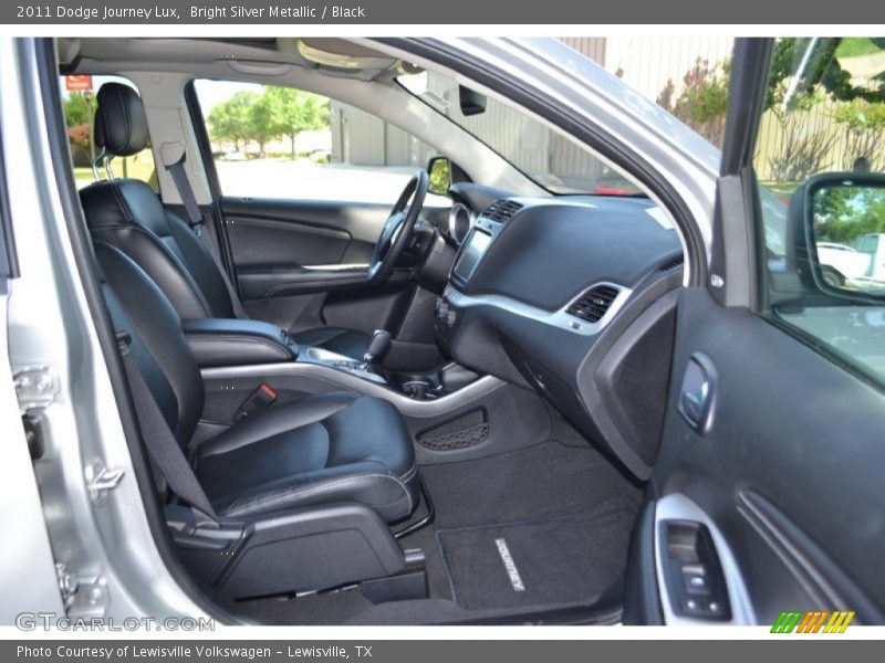 Bright Silver Metallic / Black 2011 Dodge Journey Lux