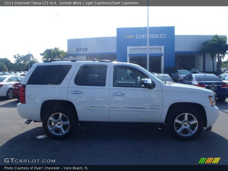 Summit White / Light Cashmere/Dark Cashmere 2011 Chevrolet Tahoe LTZ 4x4