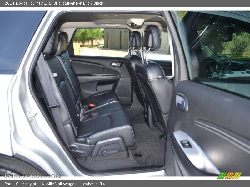 Bright Silver Metallic / Black 2011 Dodge Journey Lux