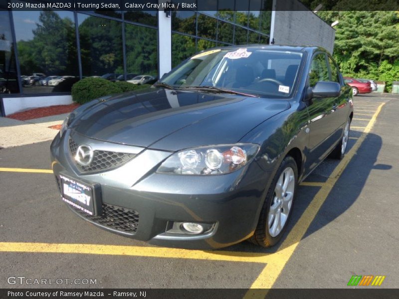 Galaxy Gray Mica / Black 2009 Mazda MAZDA3 i Touring Sedan