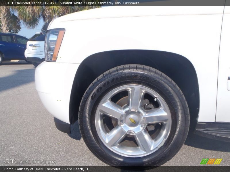 Summit White / Light Cashmere/Dark Cashmere 2011 Chevrolet Tahoe LTZ 4x4