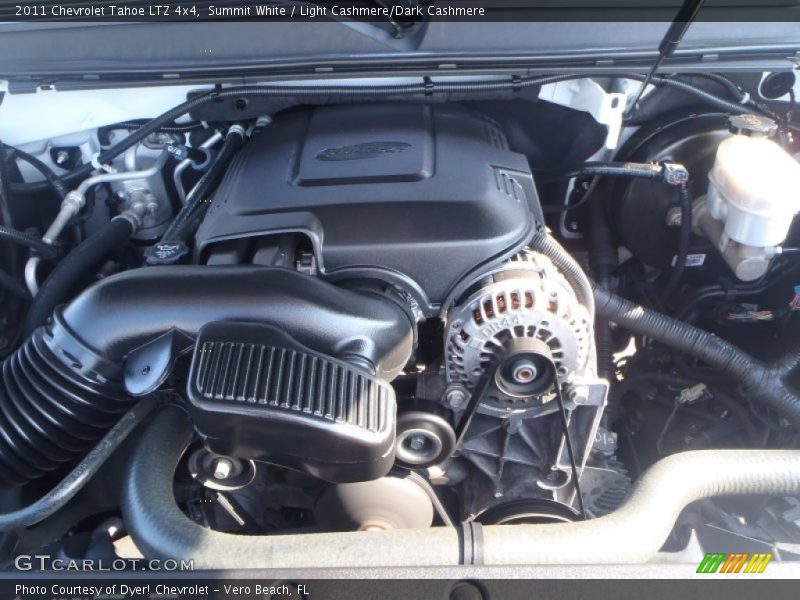 Summit White / Light Cashmere/Dark Cashmere 2011 Chevrolet Tahoe LTZ 4x4