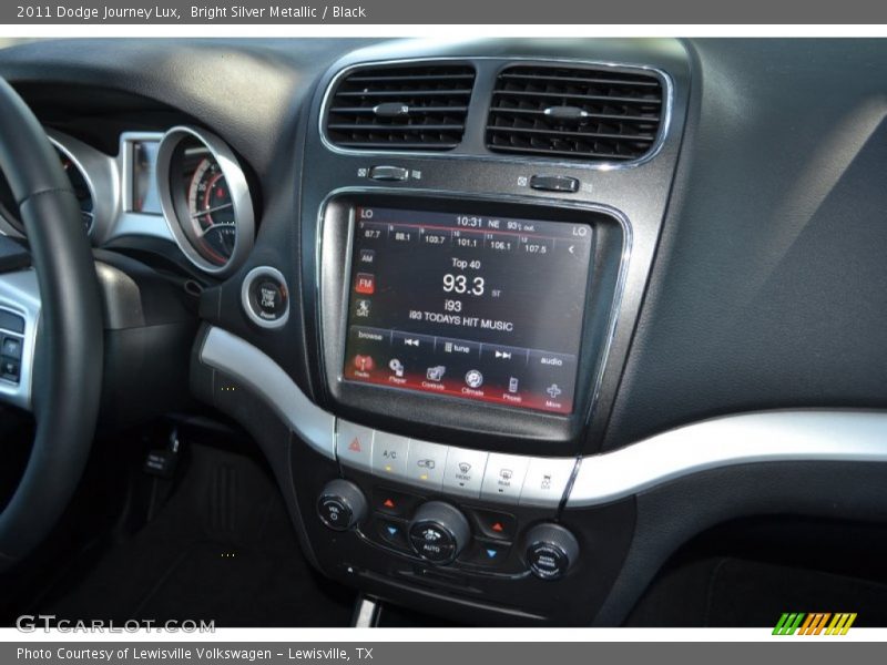 Bright Silver Metallic / Black 2011 Dodge Journey Lux