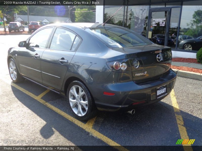 Galaxy Gray Mica / Black 2009 Mazda MAZDA3 i Touring Sedan