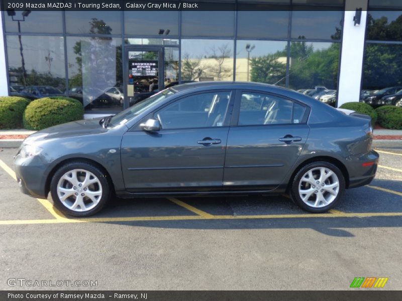 Galaxy Gray Mica / Black 2009 Mazda MAZDA3 i Touring Sedan