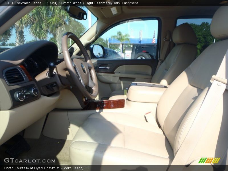 Summit White / Light Cashmere/Dark Cashmere 2011 Chevrolet Tahoe LTZ 4x4
