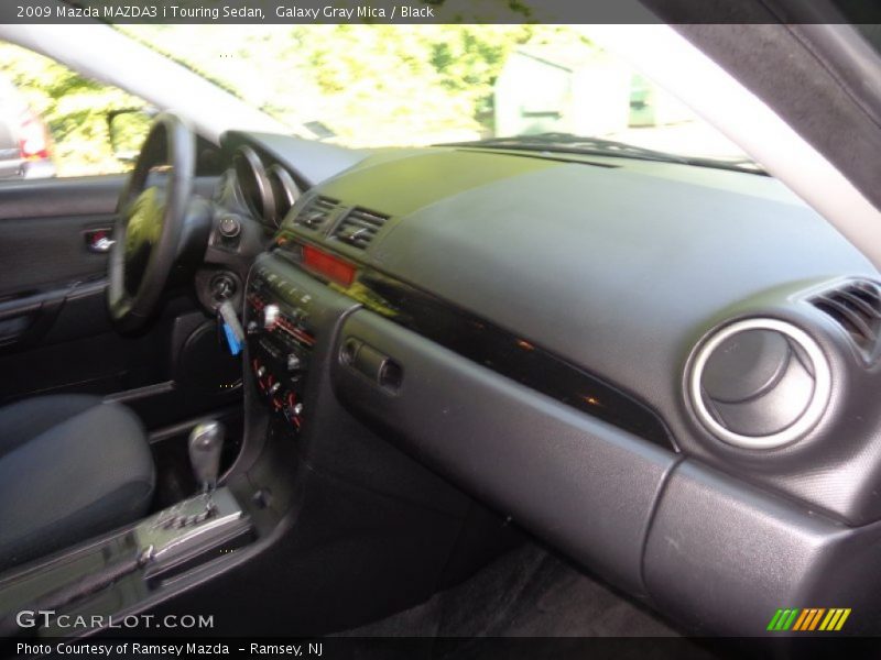Galaxy Gray Mica / Black 2009 Mazda MAZDA3 i Touring Sedan