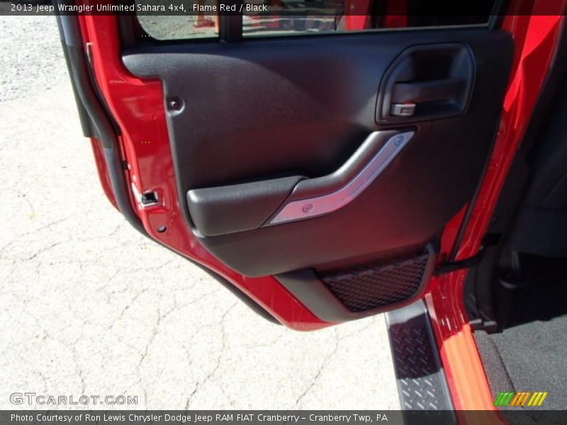 Flame Red / Black 2013 Jeep Wrangler Unlimited Sahara 4x4