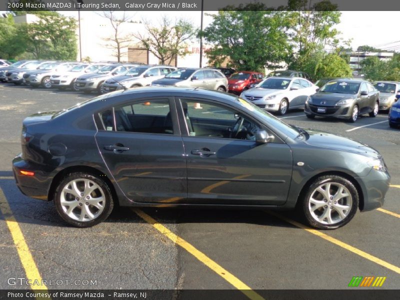 Galaxy Gray Mica / Black 2009 Mazda MAZDA3 i Touring Sedan