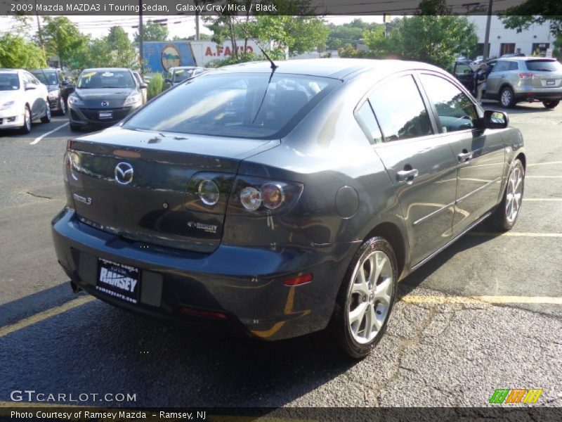 Galaxy Gray Mica / Black 2009 Mazda MAZDA3 i Touring Sedan