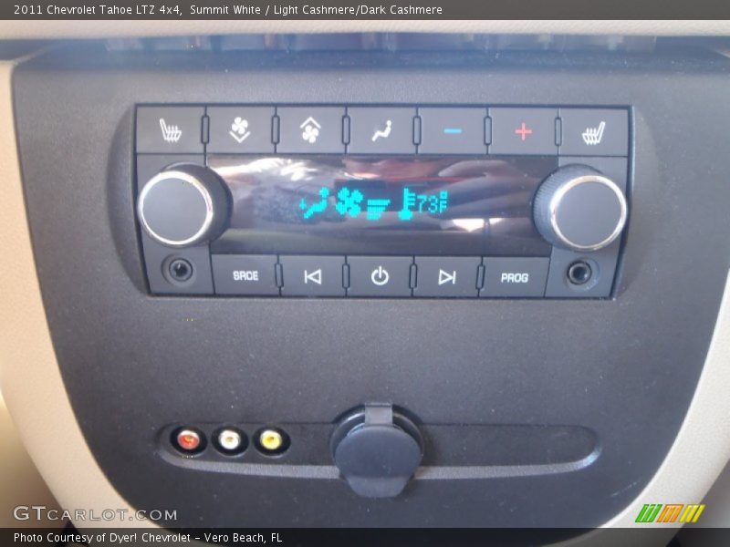 Summit White / Light Cashmere/Dark Cashmere 2011 Chevrolet Tahoe LTZ 4x4