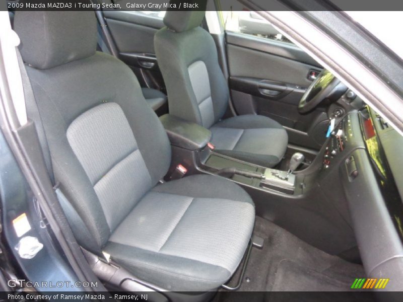 Galaxy Gray Mica / Black 2009 Mazda MAZDA3 i Touring Sedan