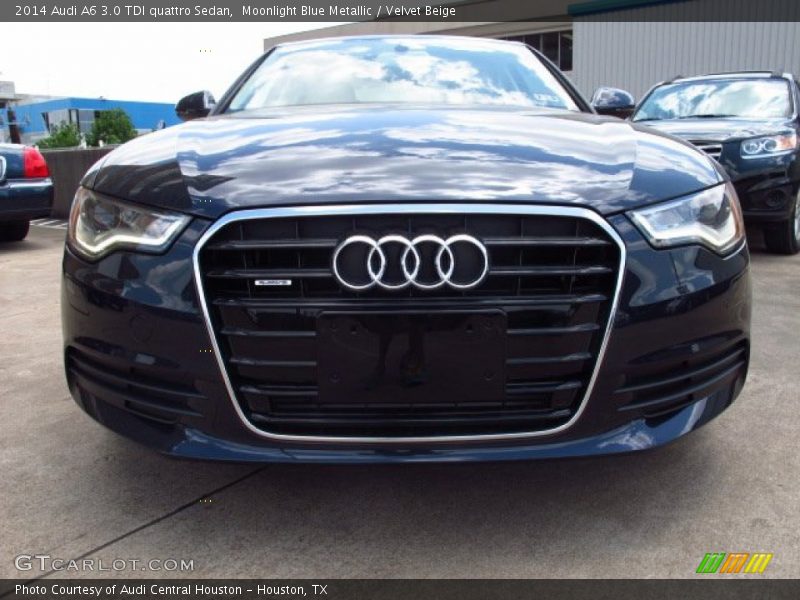 Moonlight Blue Metallic / Velvet Beige 2014 Audi A6 3.0 TDI quattro Sedan