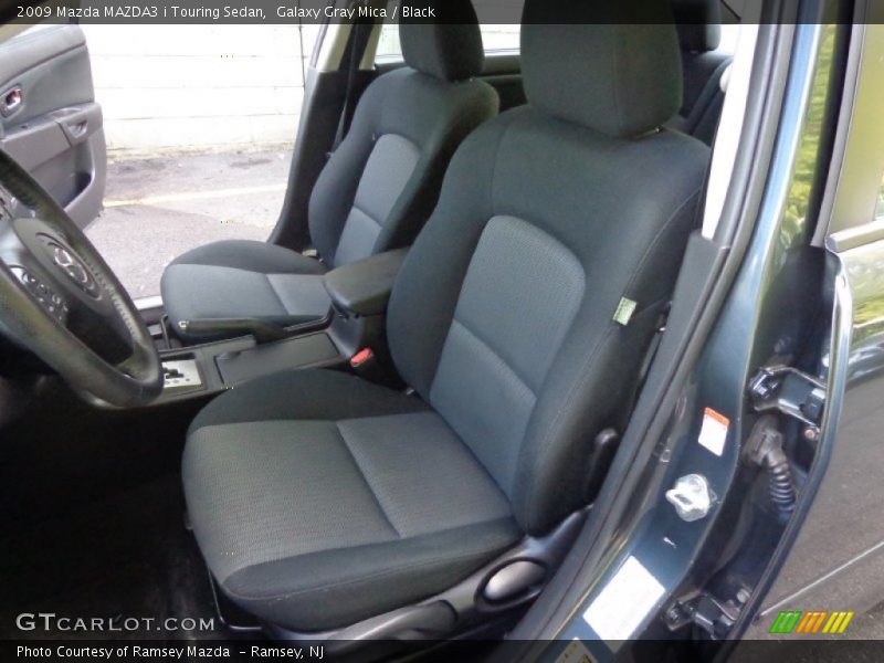 Galaxy Gray Mica / Black 2009 Mazda MAZDA3 i Touring Sedan
