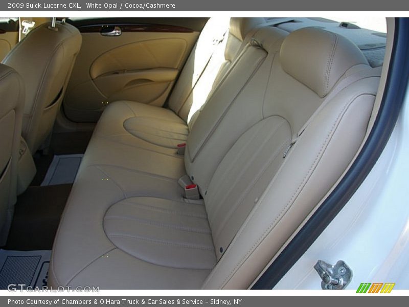 White Opal / Cocoa/Cashmere 2009 Buick Lucerne CXL