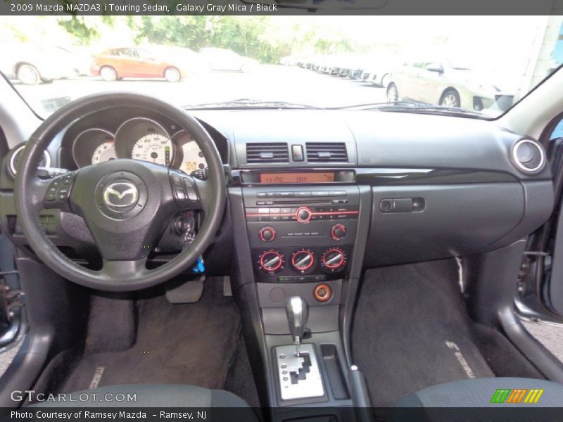 Galaxy Gray Mica / Black 2009 Mazda MAZDA3 i Touring Sedan