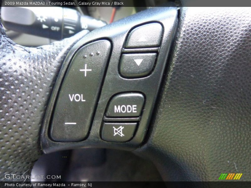 Galaxy Gray Mica / Black 2009 Mazda MAZDA3 i Touring Sedan