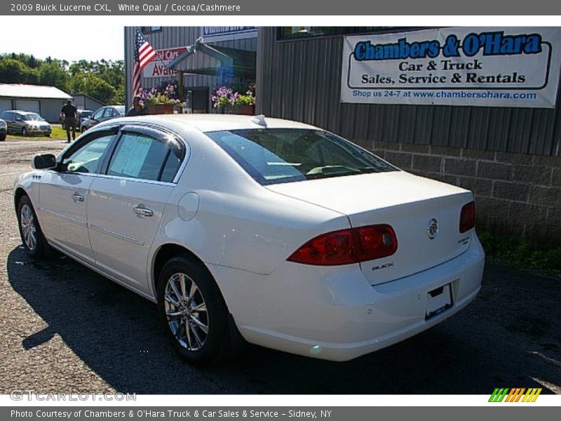 White Opal / Cocoa/Cashmere 2009 Buick Lucerne CXL