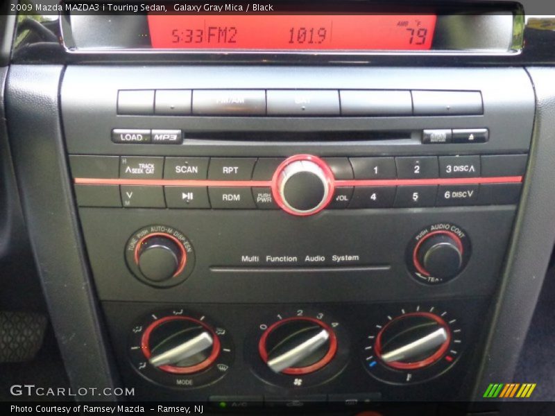 Galaxy Gray Mica / Black 2009 Mazda MAZDA3 i Touring Sedan