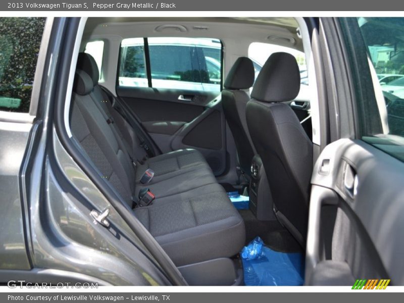 Pepper Gray Metallic / Black 2013 Volkswagen Tiguan S