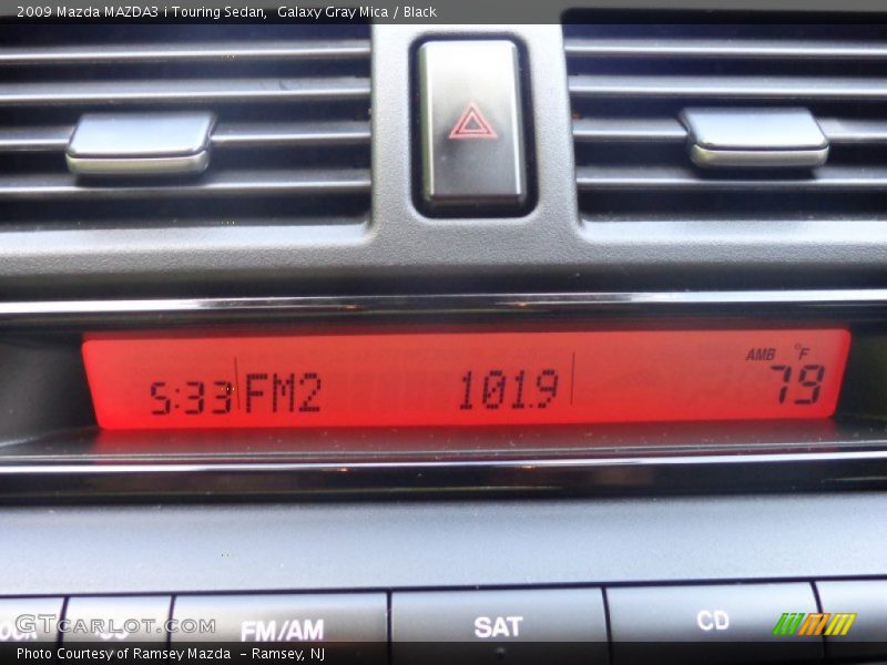 Galaxy Gray Mica / Black 2009 Mazda MAZDA3 i Touring Sedan