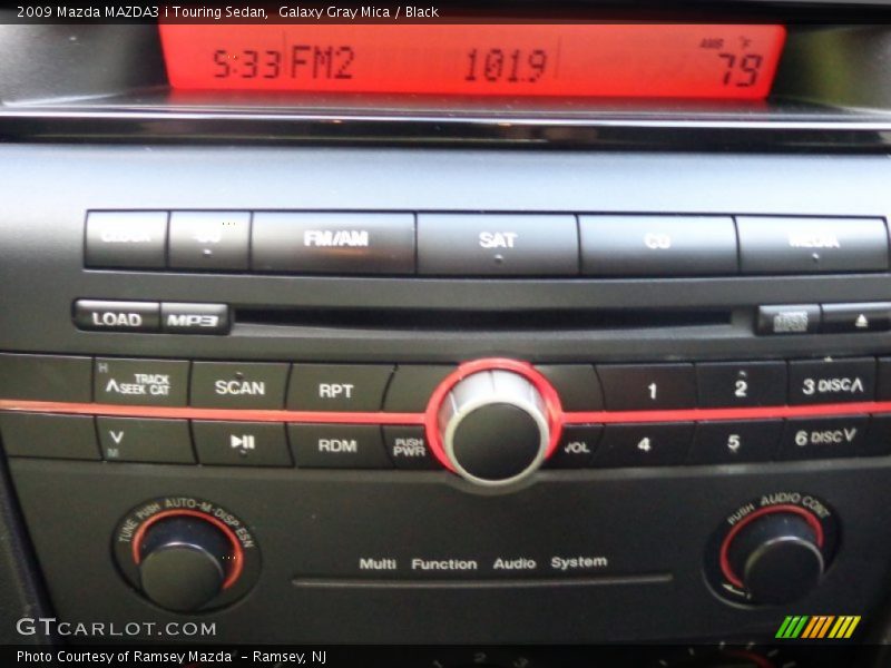 Galaxy Gray Mica / Black 2009 Mazda MAZDA3 i Touring Sedan