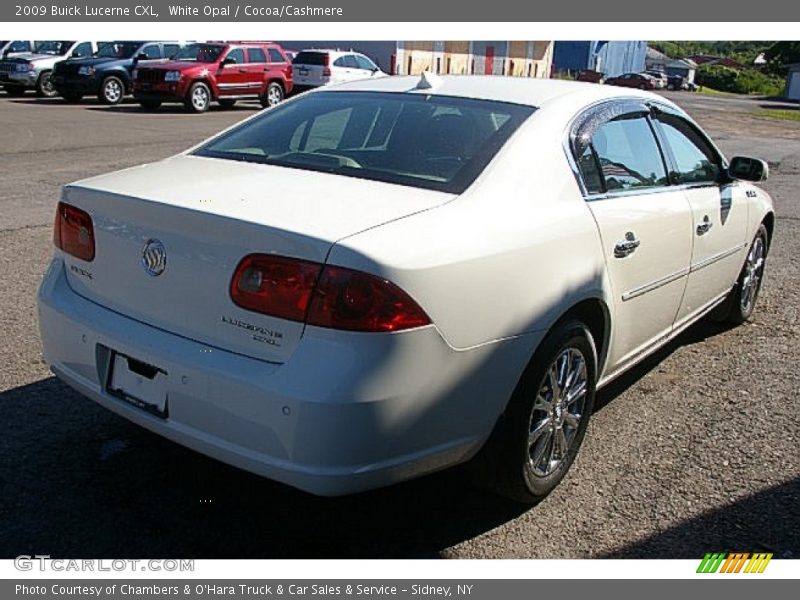 White Opal / Cocoa/Cashmere 2009 Buick Lucerne CXL