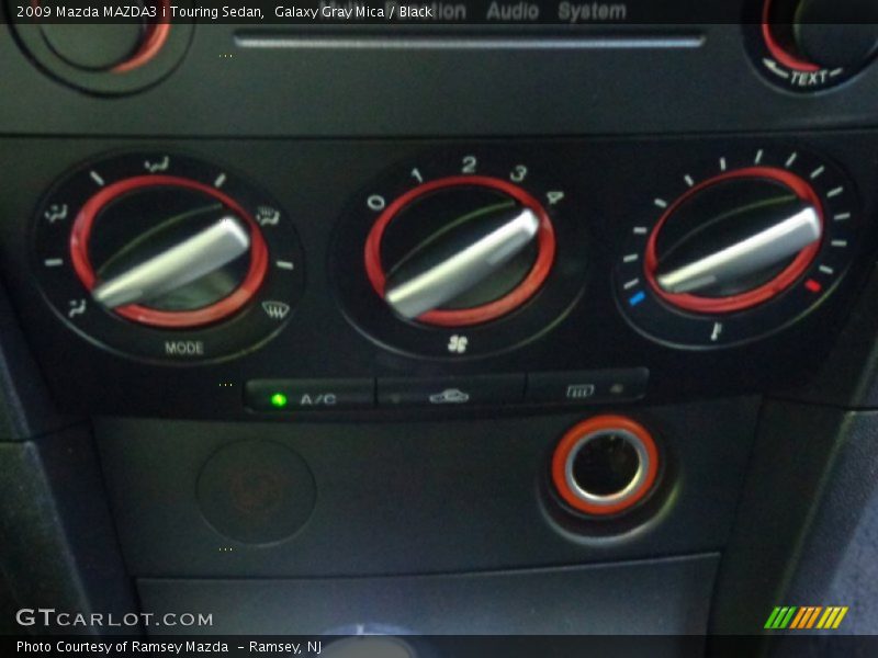 Galaxy Gray Mica / Black 2009 Mazda MAZDA3 i Touring Sedan