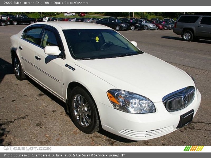 White Opal / Cocoa/Cashmere 2009 Buick Lucerne CXL