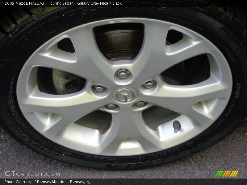 Galaxy Gray Mica / Black 2009 Mazda MAZDA3 i Touring Sedan