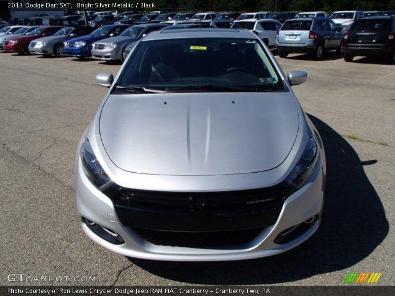 Bright Silver Metallic / Black 2013 Dodge Dart SXT