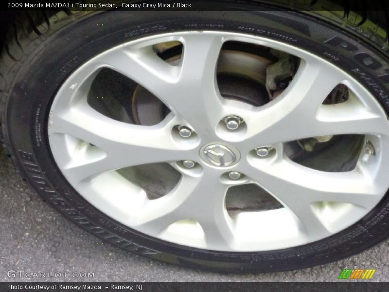 Galaxy Gray Mica / Black 2009 Mazda MAZDA3 i Touring Sedan