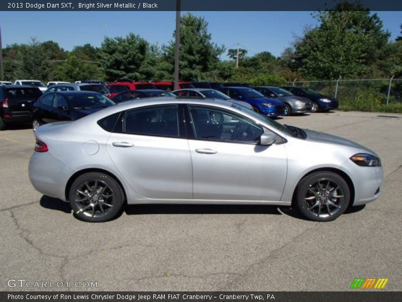 Bright Silver Metallic / Black 2013 Dodge Dart SXT