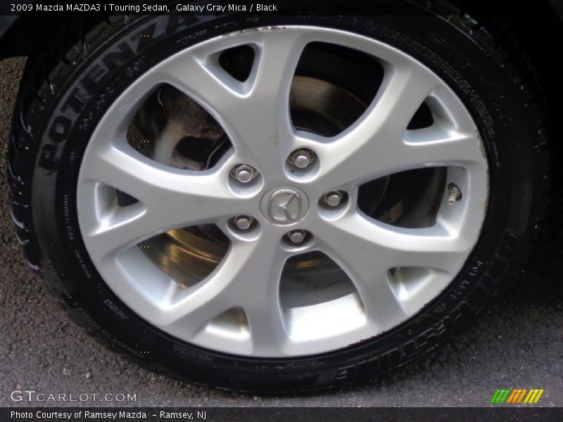 Galaxy Gray Mica / Black 2009 Mazda MAZDA3 i Touring Sedan