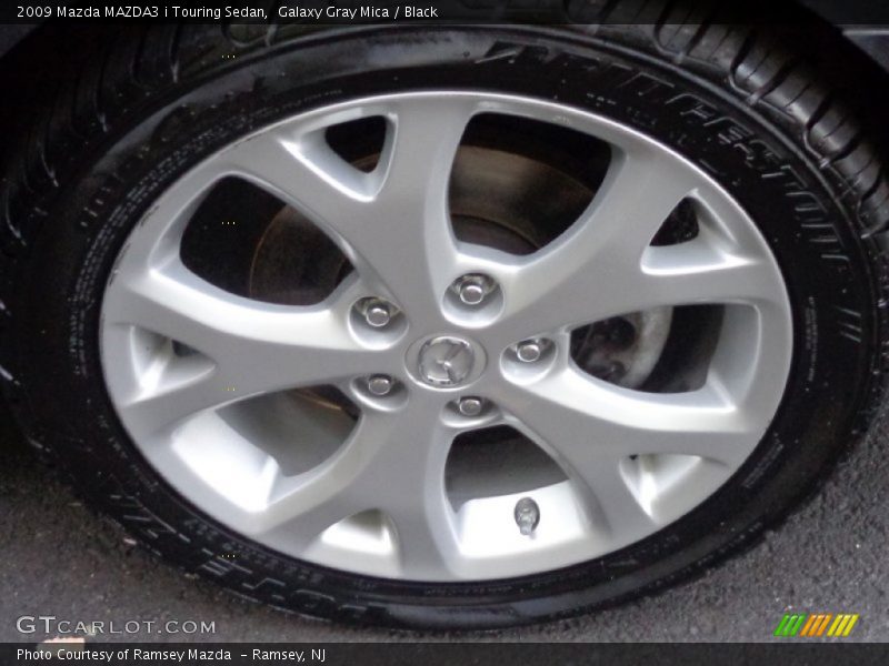 Galaxy Gray Mica / Black 2009 Mazda MAZDA3 i Touring Sedan