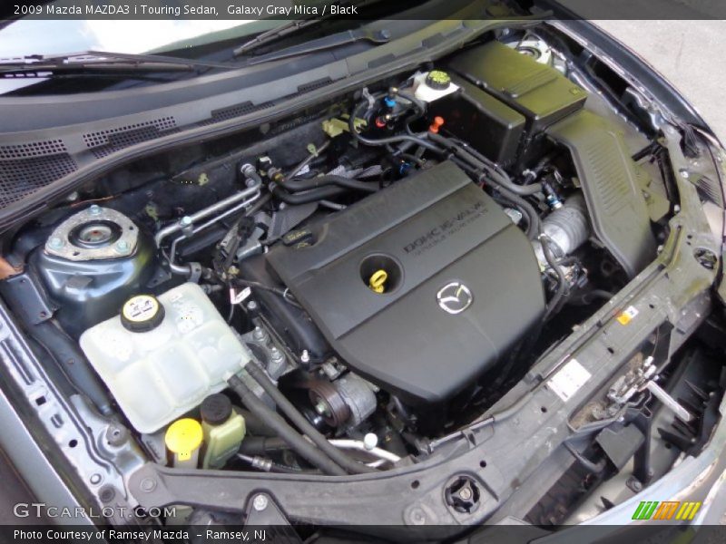 Galaxy Gray Mica / Black 2009 Mazda MAZDA3 i Touring Sedan