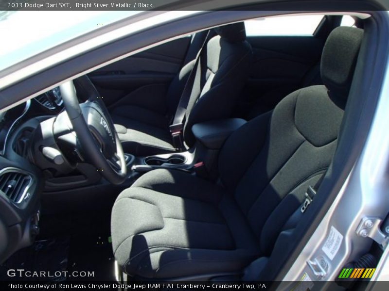 Bright Silver Metallic / Black 2013 Dodge Dart SXT