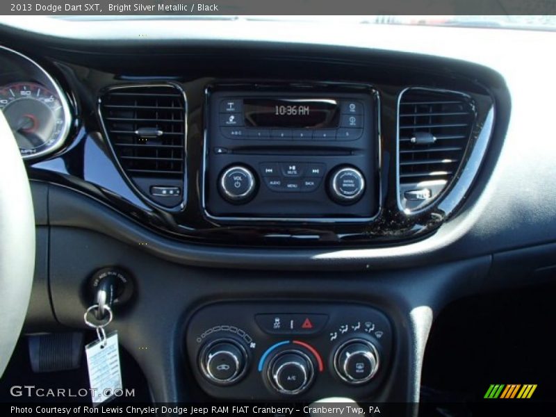 Bright Silver Metallic / Black 2013 Dodge Dart SXT