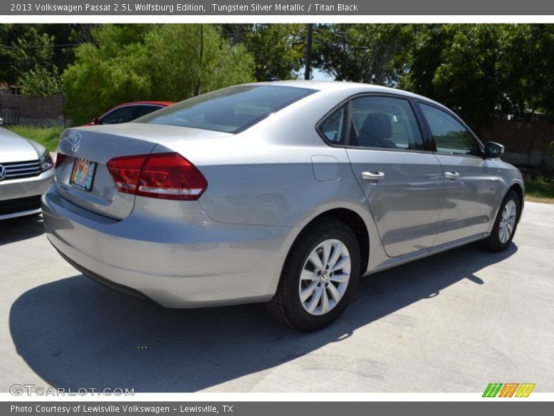 Tungsten Silver Metallic / Titan Black 2013 Volkswagen Passat 2.5L Wolfsburg Edition