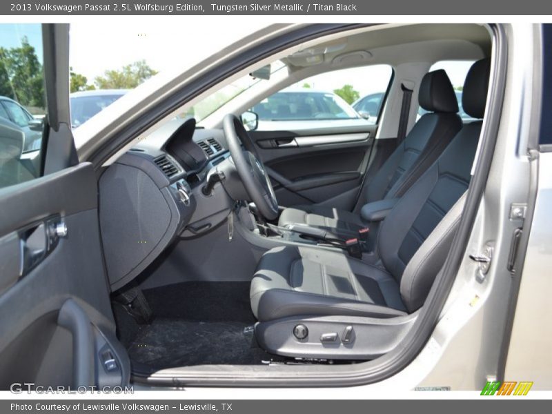 Tungsten Silver Metallic / Titan Black 2013 Volkswagen Passat 2.5L Wolfsburg Edition
