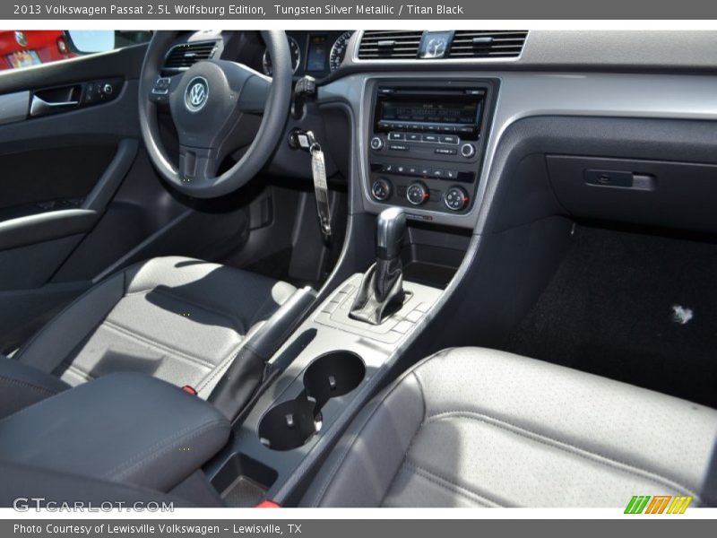 Tungsten Silver Metallic / Titan Black 2013 Volkswagen Passat 2.5L Wolfsburg Edition