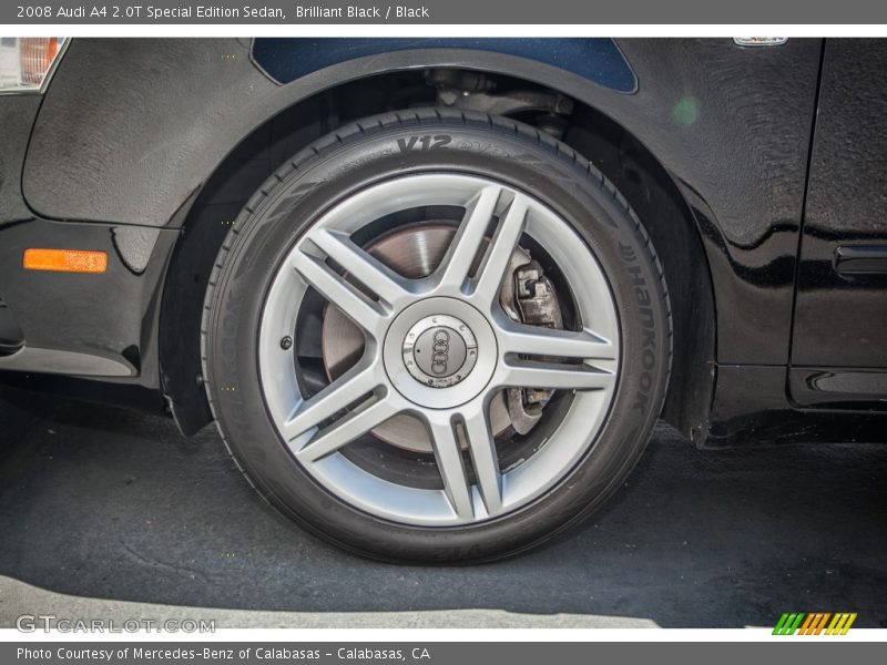 Brilliant Black / Black 2008 Audi A4 2.0T Special Edition Sedan