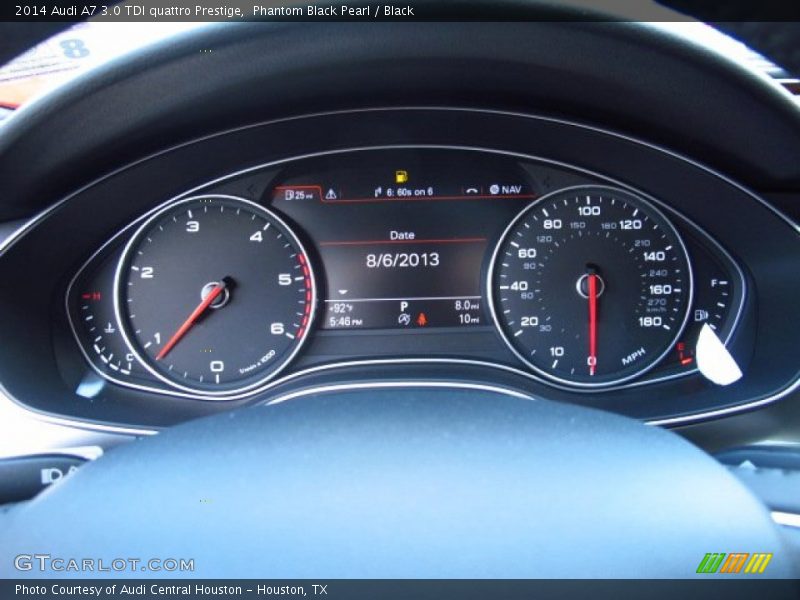  2014 A7 3.0 TDI quattro Prestige 3.0 TDI quattro Prestige Gauges
