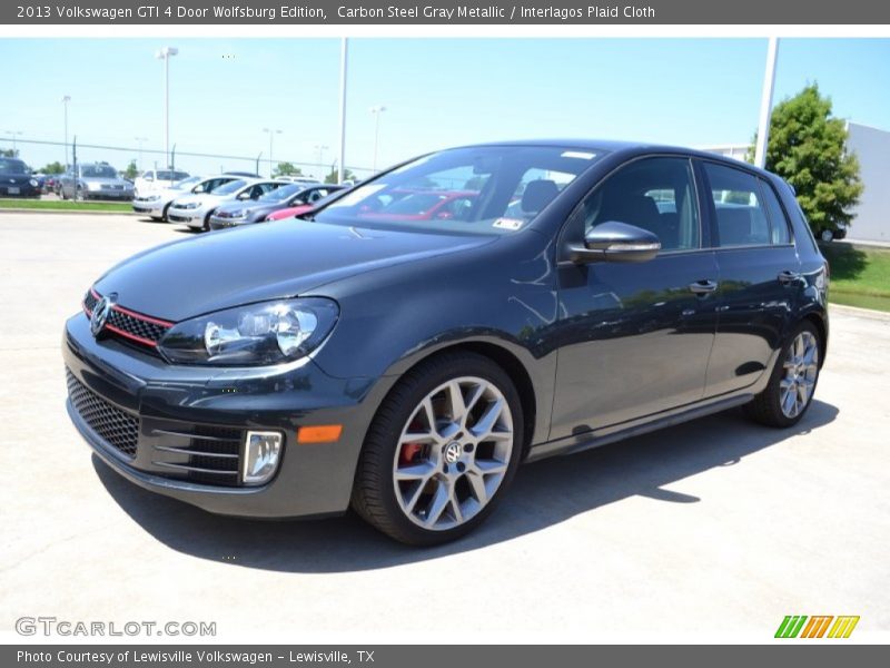 Carbon Steel Gray Metallic / Interlagos Plaid Cloth 2013 Volkswagen GTI 4 Door Wolfsburg Edition