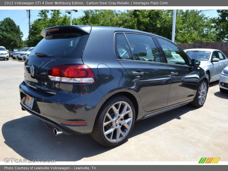 Carbon Steel Gray Metallic / Interlagos Plaid Cloth 2013 Volkswagen GTI 4 Door Wolfsburg Edition