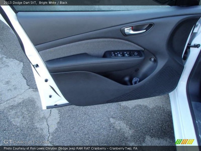 Bright White / Black 2013 Dodge Dart SXT