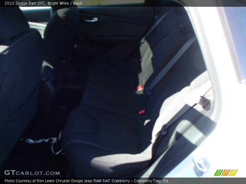 Bright White / Black 2013 Dodge Dart SXT