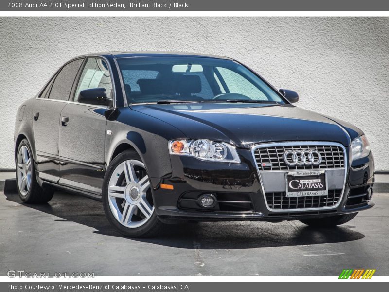 Brilliant Black / Black 2008 Audi A4 2.0T Special Edition Sedan